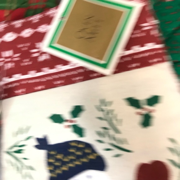 Vintage NOS 4pc Christmas holiday oven bake mitten gloves bundle - Picture 10 of 10